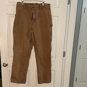 Carhartt Men's Cargo Work Pants in Brown